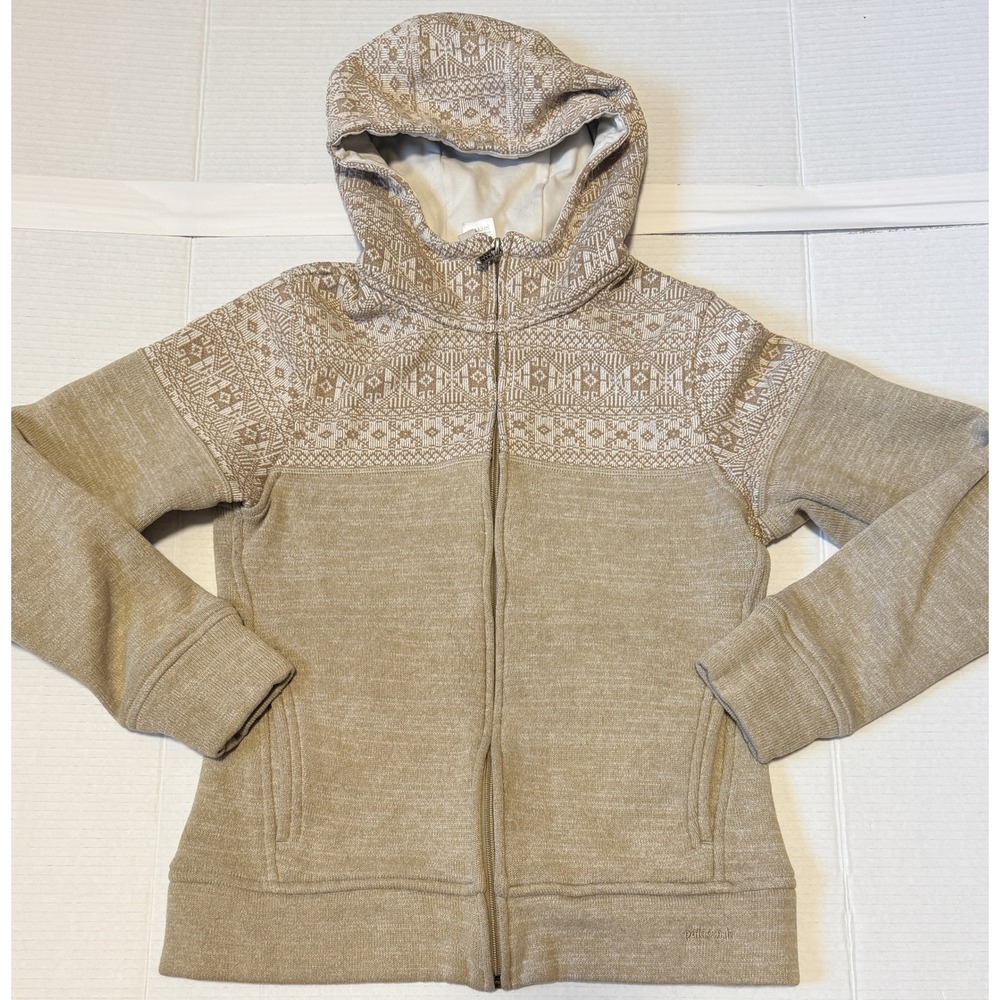 PATAGONIA Better Sweater - Women's Cardigan - Hooded Fair Isle Jacket - Small